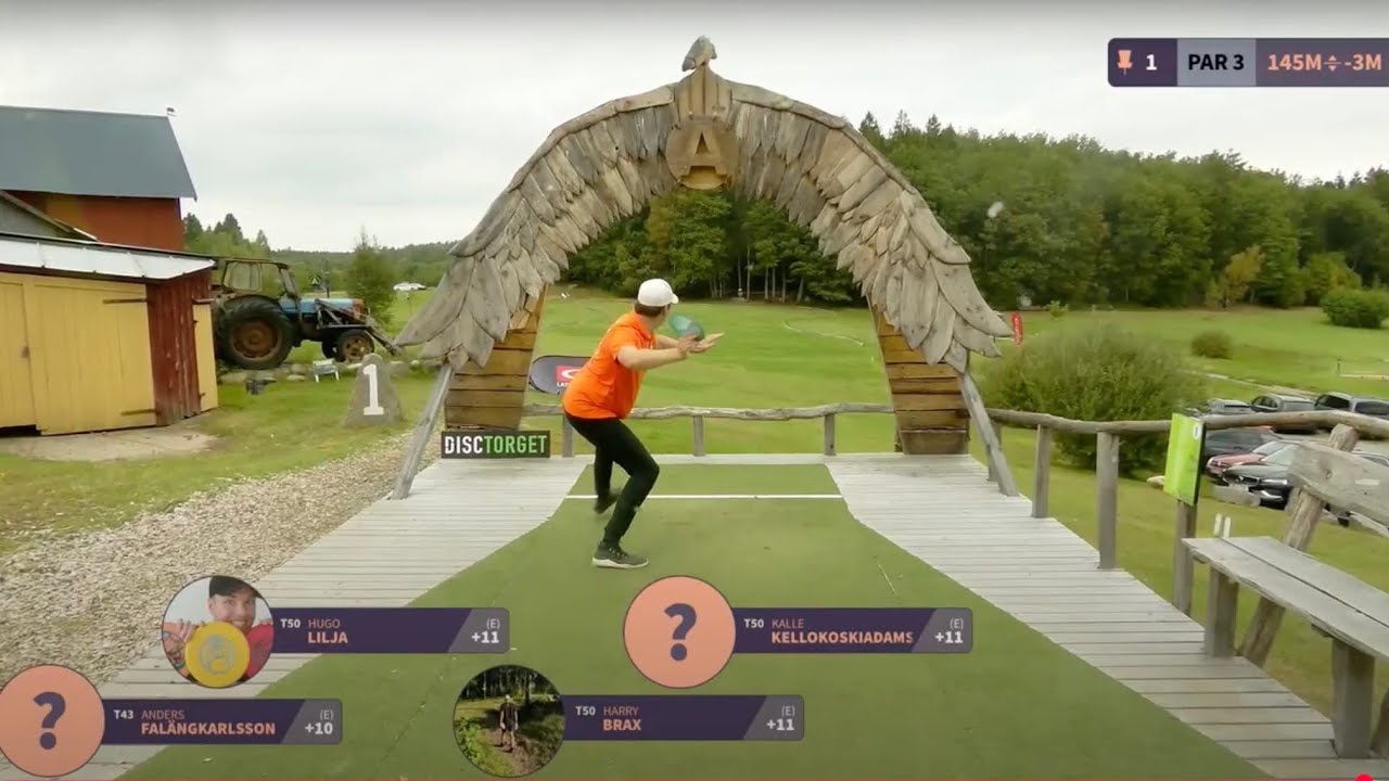 Featured hole 1 på Swedish Amateur Championship, dag 3, Ale vit