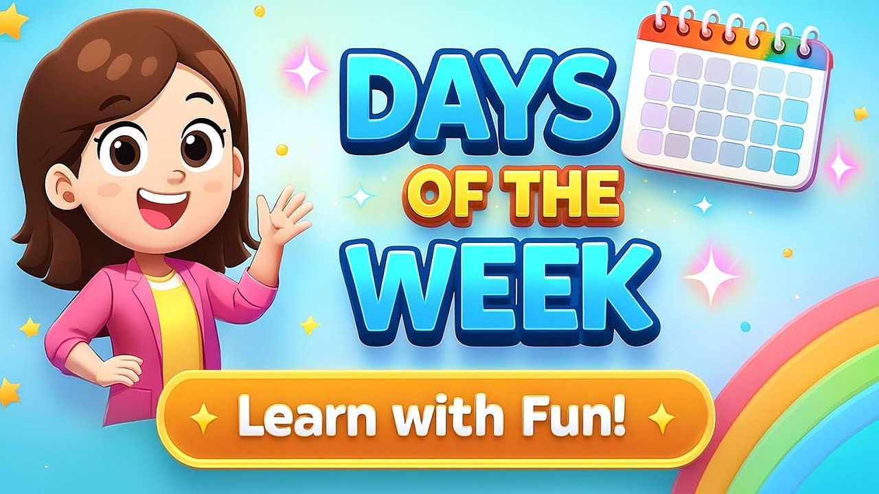 Days of the Week for Kids | हफ्ते के 7 दिन सीखो – Hindi & English | Cartoon Learning Video#learning