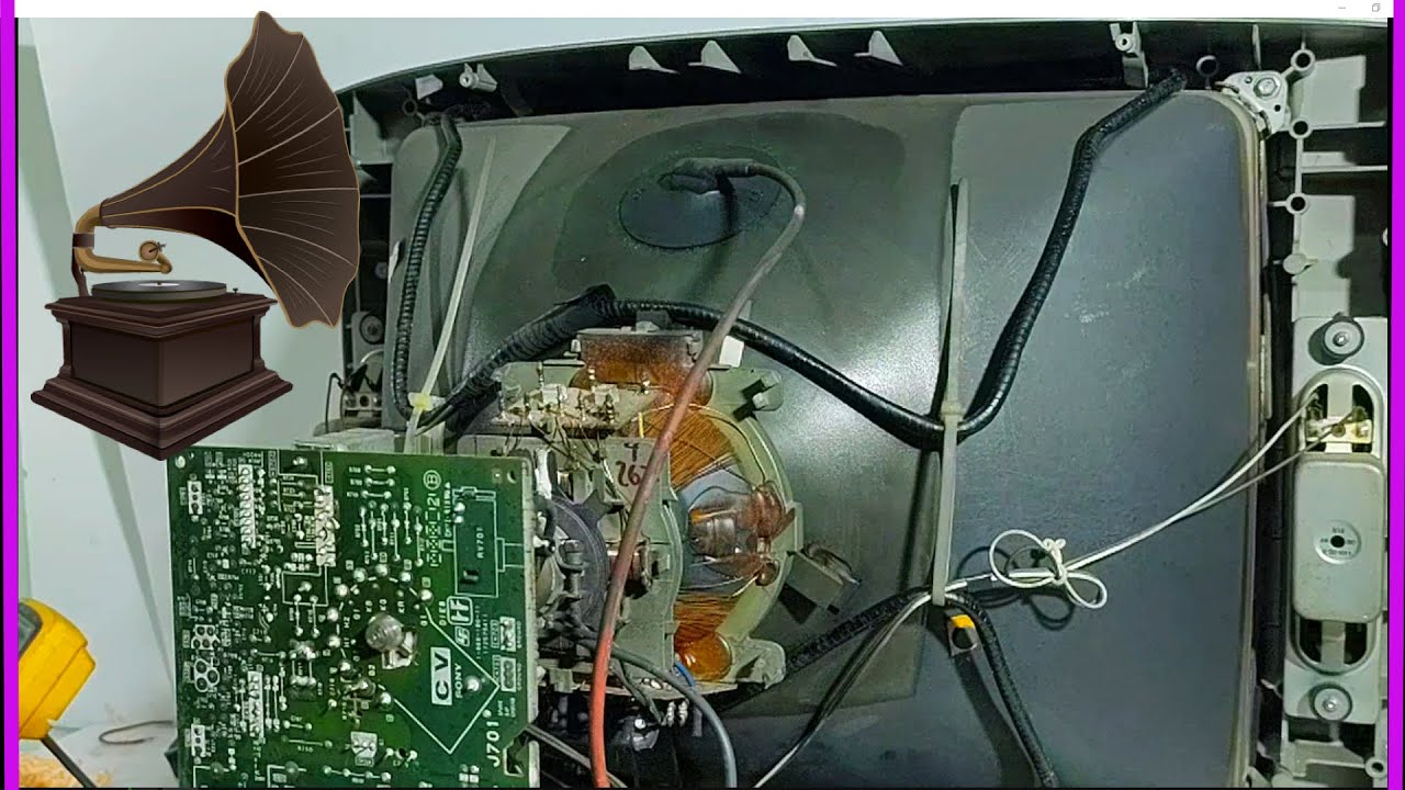 Tv Sony KV 21fv210  Liga e entra em proteção, led do stand by fica piscando Parte 01