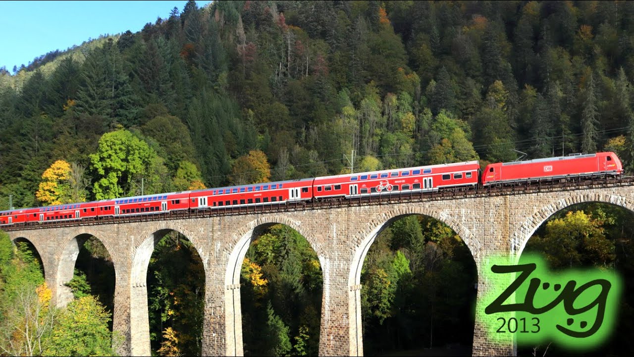 BR146 und Doppelstockwagen zwischen Freiburg, Titisee und Seebrugg (2019)