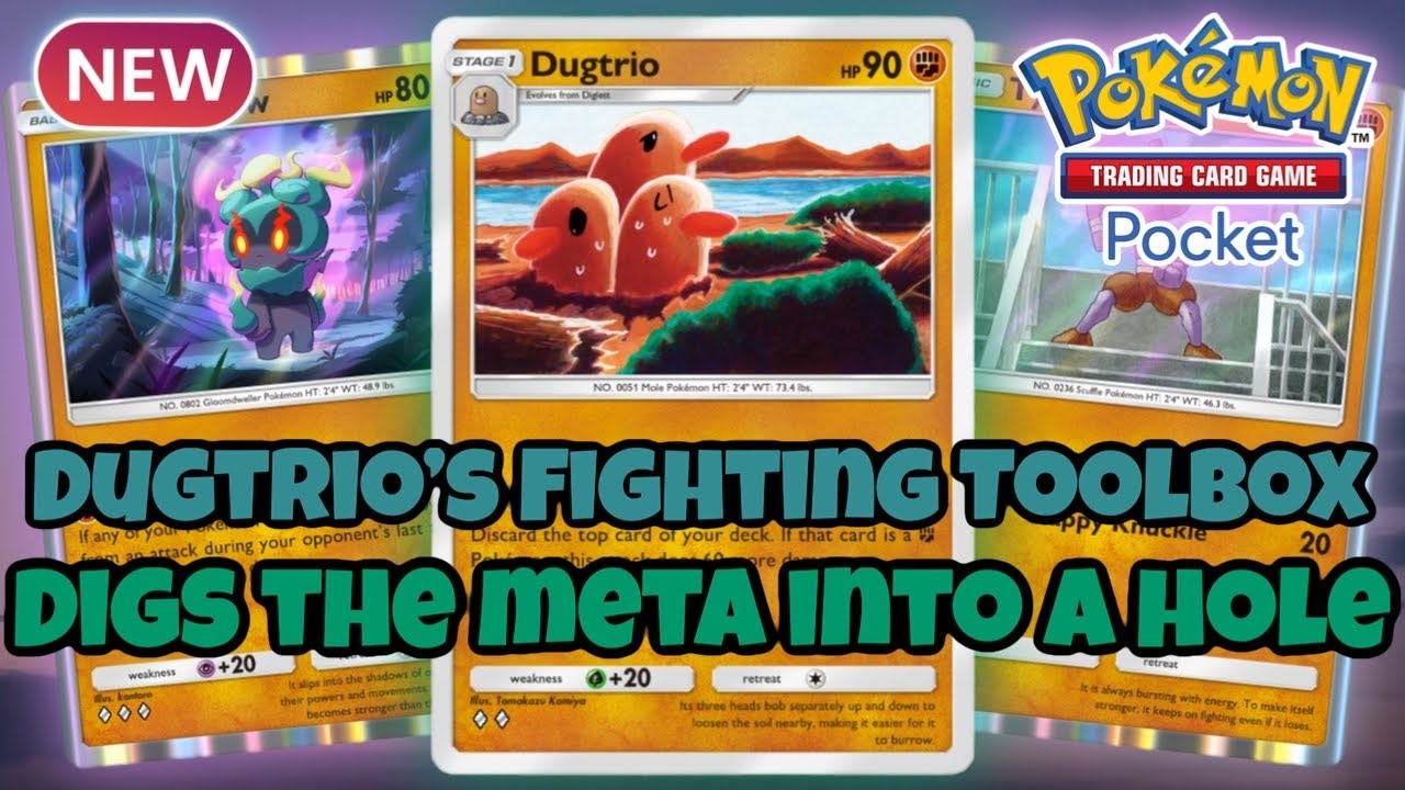 Боевой набор инструментов DUGTRIO загоняет карманную META в яму! | Pokémon TCG Pocket