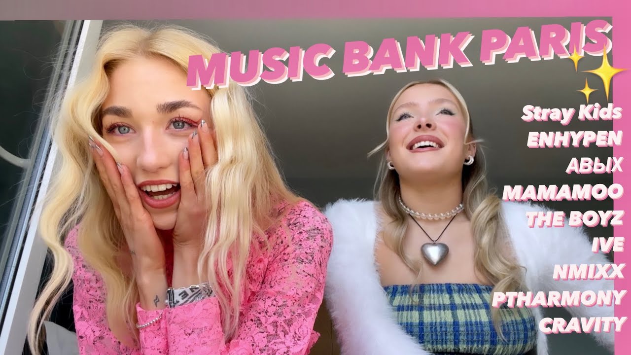 FLYING TO PARIS TO SEE STRAYKIDS AND ENHYPEN LIVE - MUSICBANK VLOG