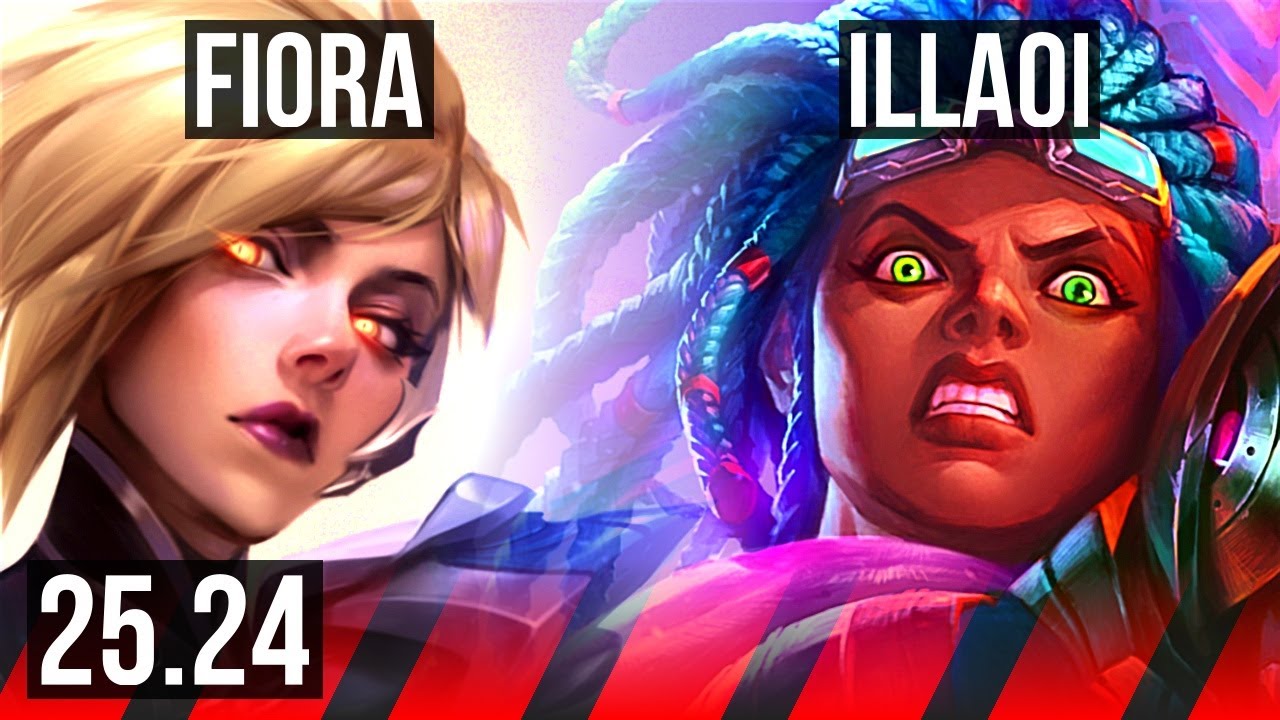 FIORA vs ILLAOI (TOP) | EUW Challenger | 25.24