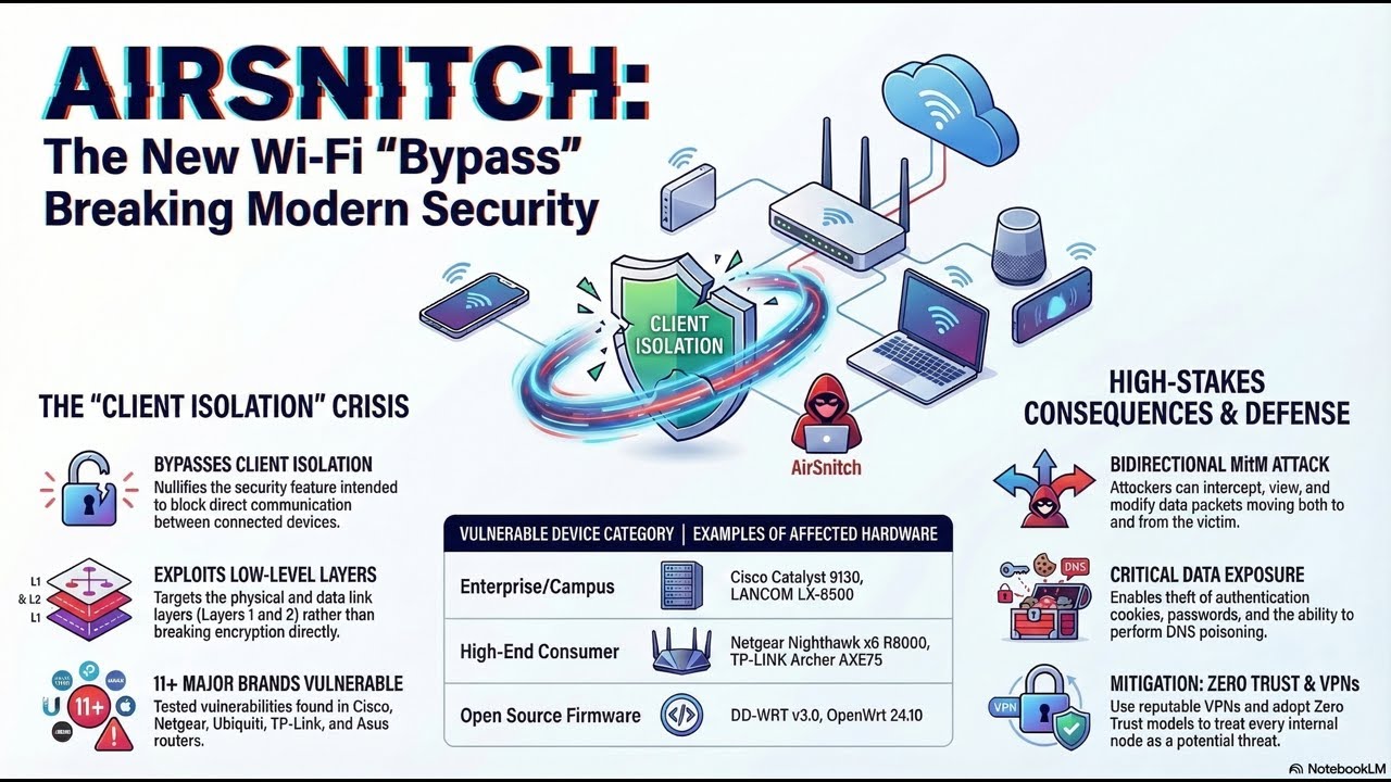 AirSnitch Attack Explained Why Your Wi-Fi Isolation Might Be Broken