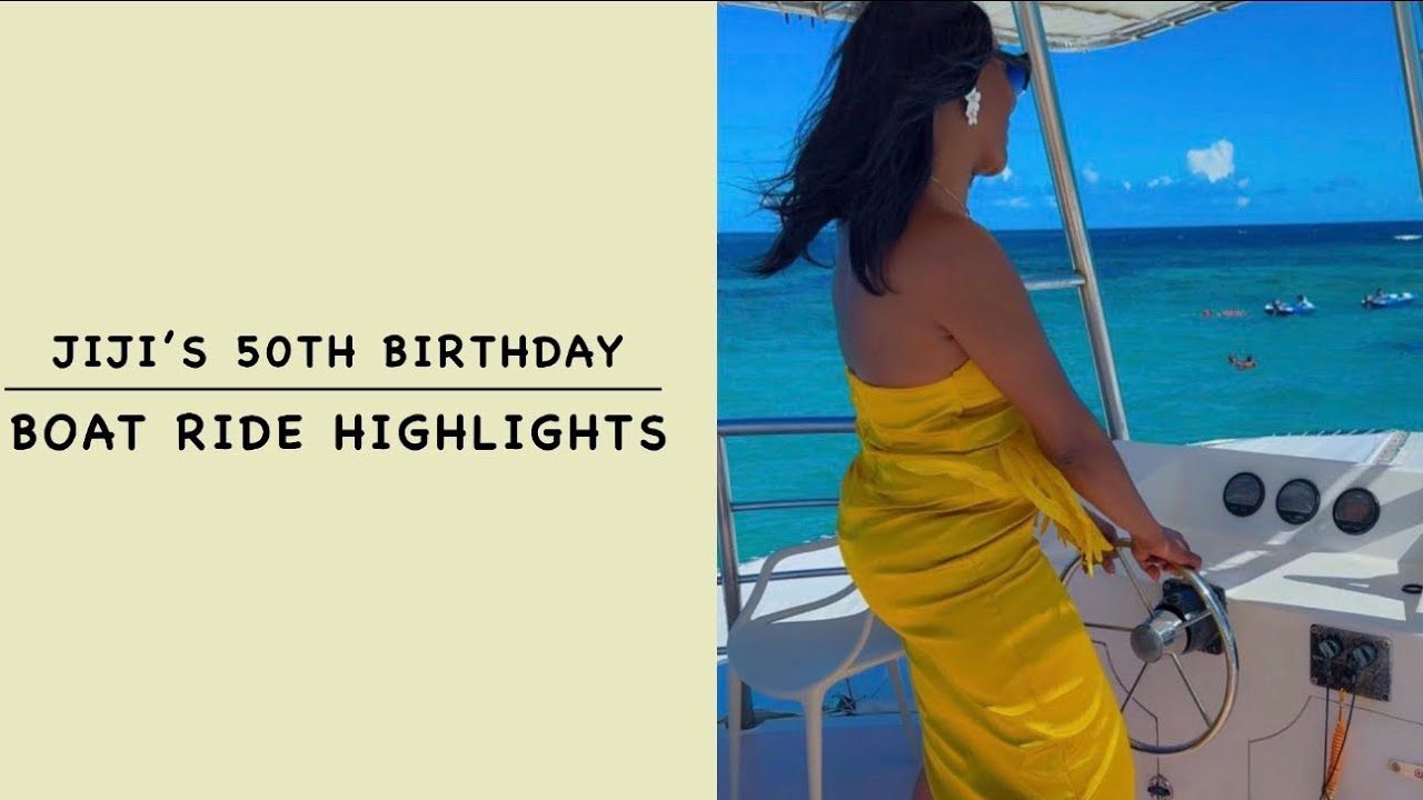 Jiji’s 50th Birthday Boat Ride Party Highlights. Punta Cana. January 10, 2026. 