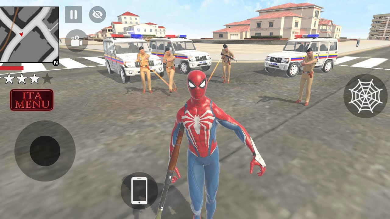 Spider man 🕸️ vs police 🚨 part 66 