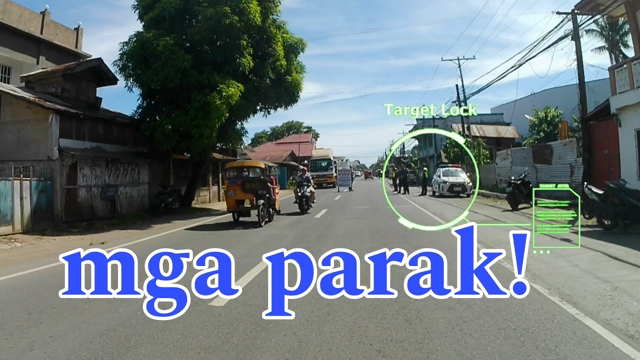 Pinara ako ng mga parak!