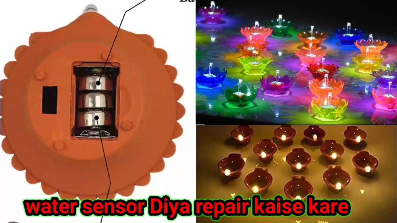water sensor Diya🪔/how to repair water sensor Diya/Pani se jalne wala diya repair kaise kare#Leddiya