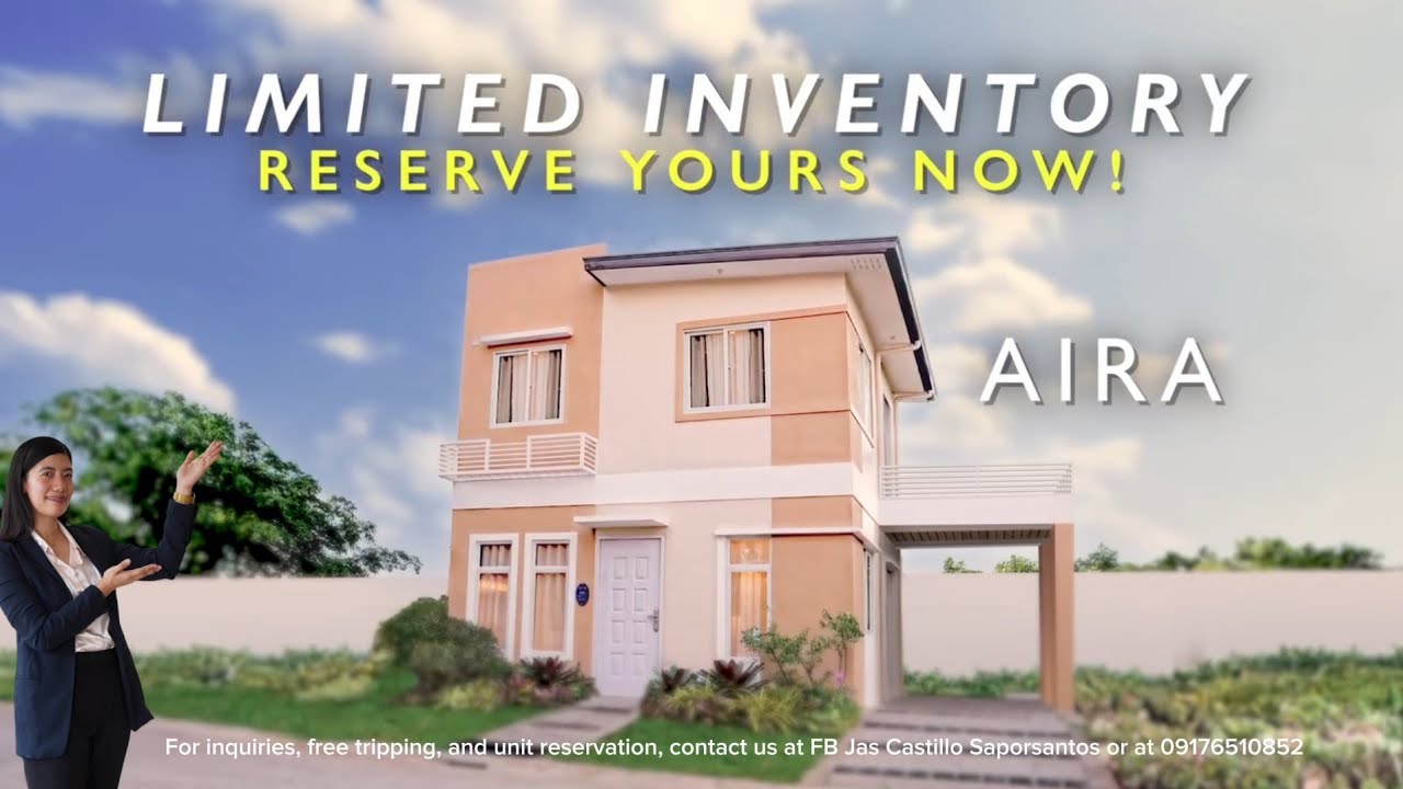 The long wait is over&mdash;Aira with BALCONY is back. Limited units! Single Home at Lancaster New City