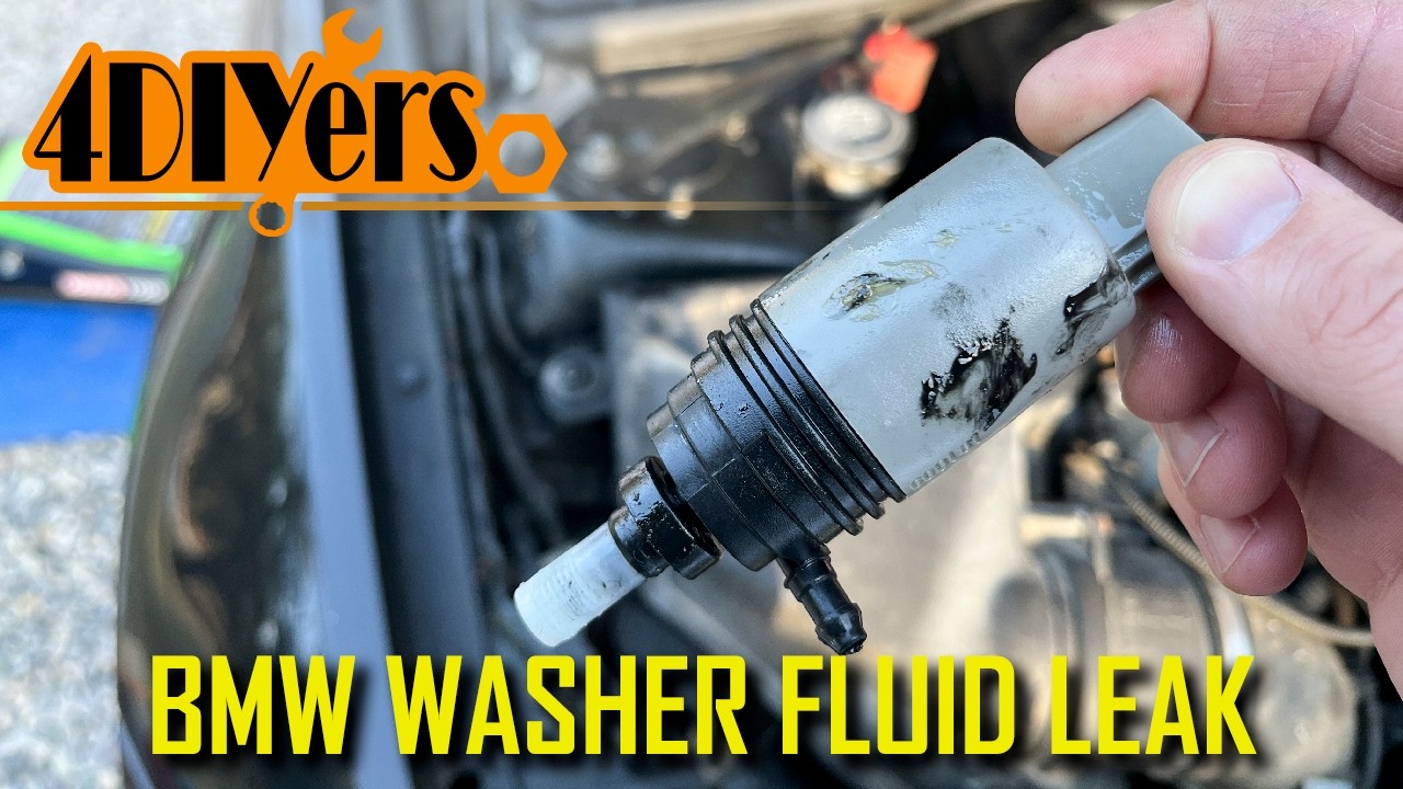 How to Fix a Washer Fluid Leak on a BMW E90 E91 E92 E93