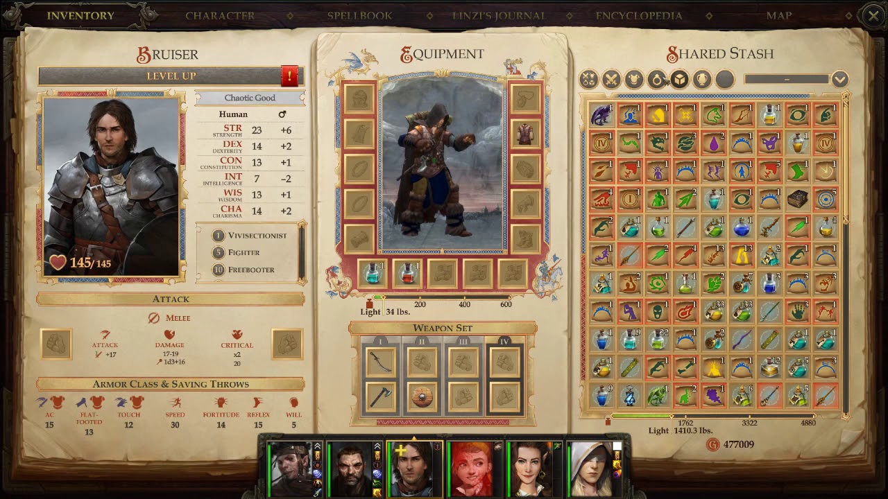 Pathfinder Kingmaker — боец ​​меча и щита