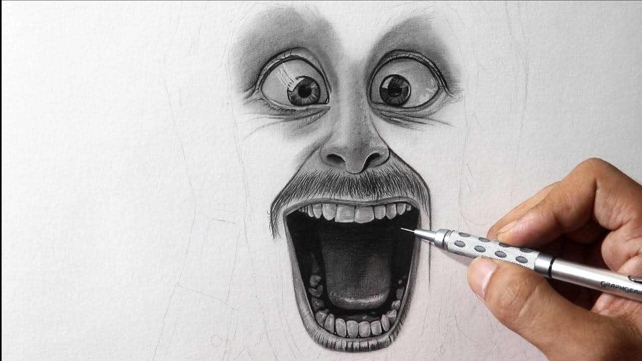 Lips,Teeth and Tongue 👅 Drawing