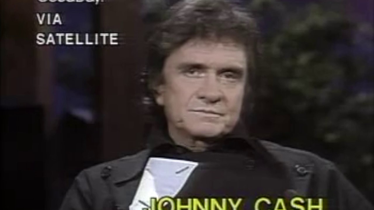 Johnny Cash talks about his drug use, his father's death, June Carter, and he sings for us!