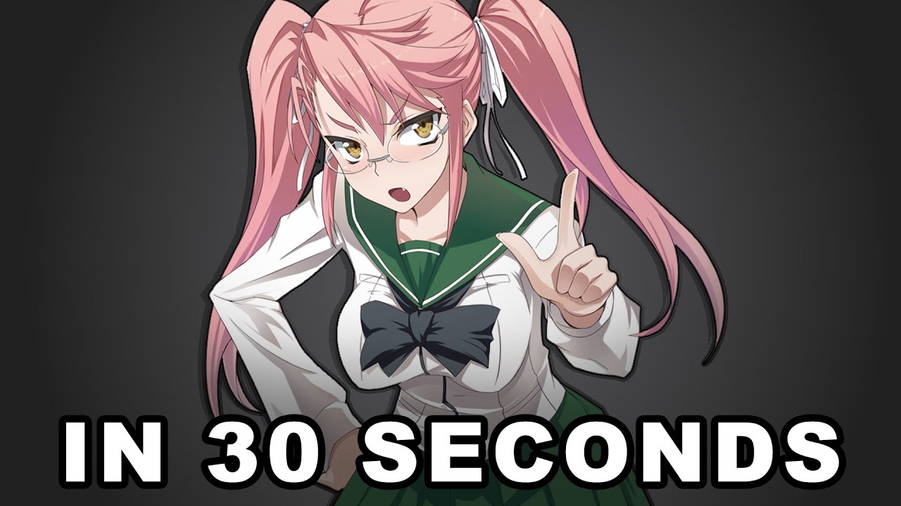 Highschool of the Dead in 30 Seconds (Abridged One-Shot)
