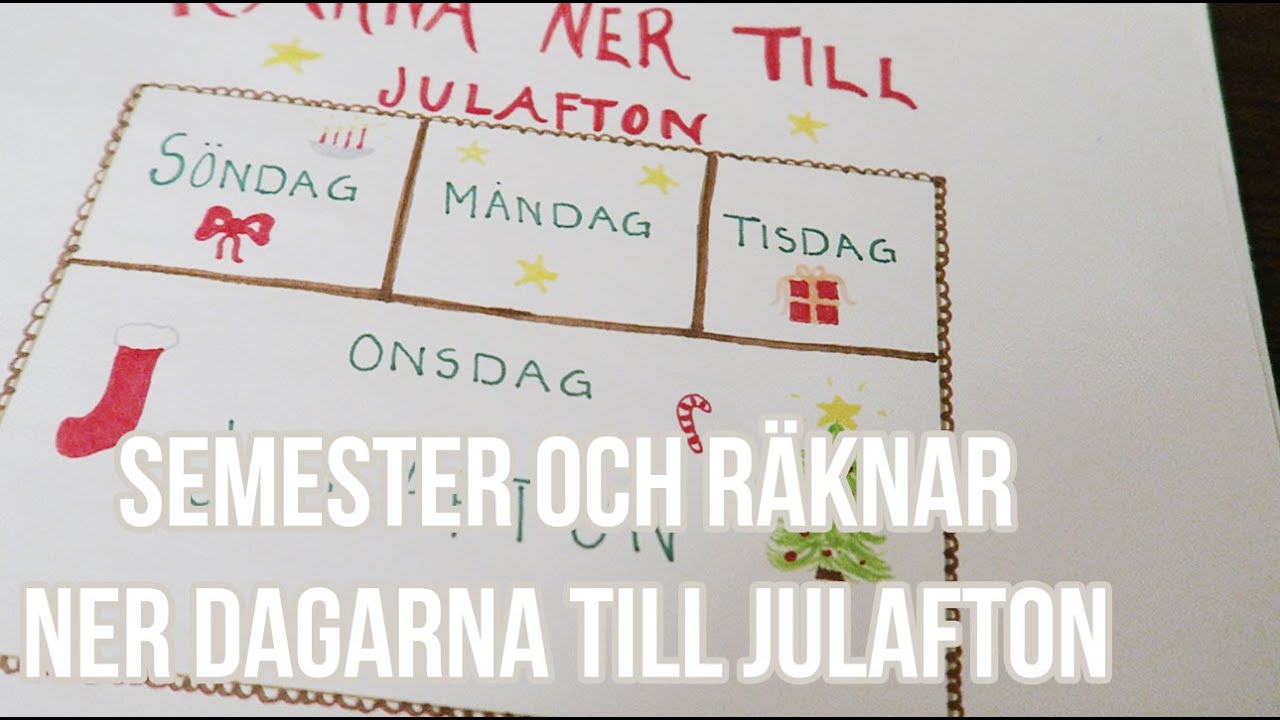 ÄNTLIGEN LEDIG 🎅🏻✨🎄/ vlogg