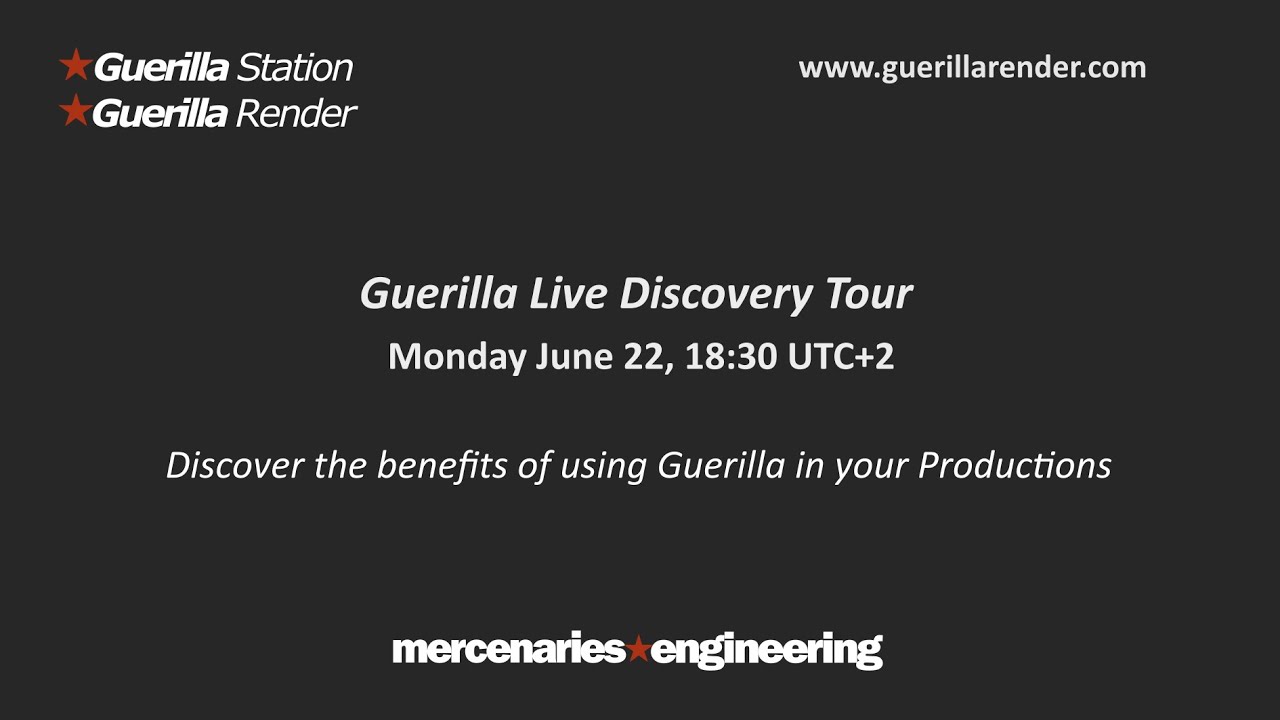 Guerilla Live Discovery Tour