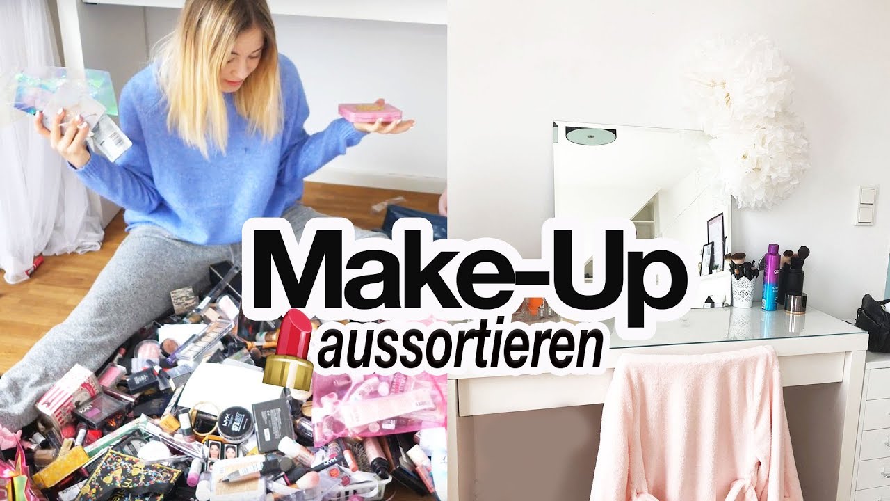 SCHMINK SAMMLUNG aussortieren I SCHMINKTISCH Deko + Aufräumen I HACKS