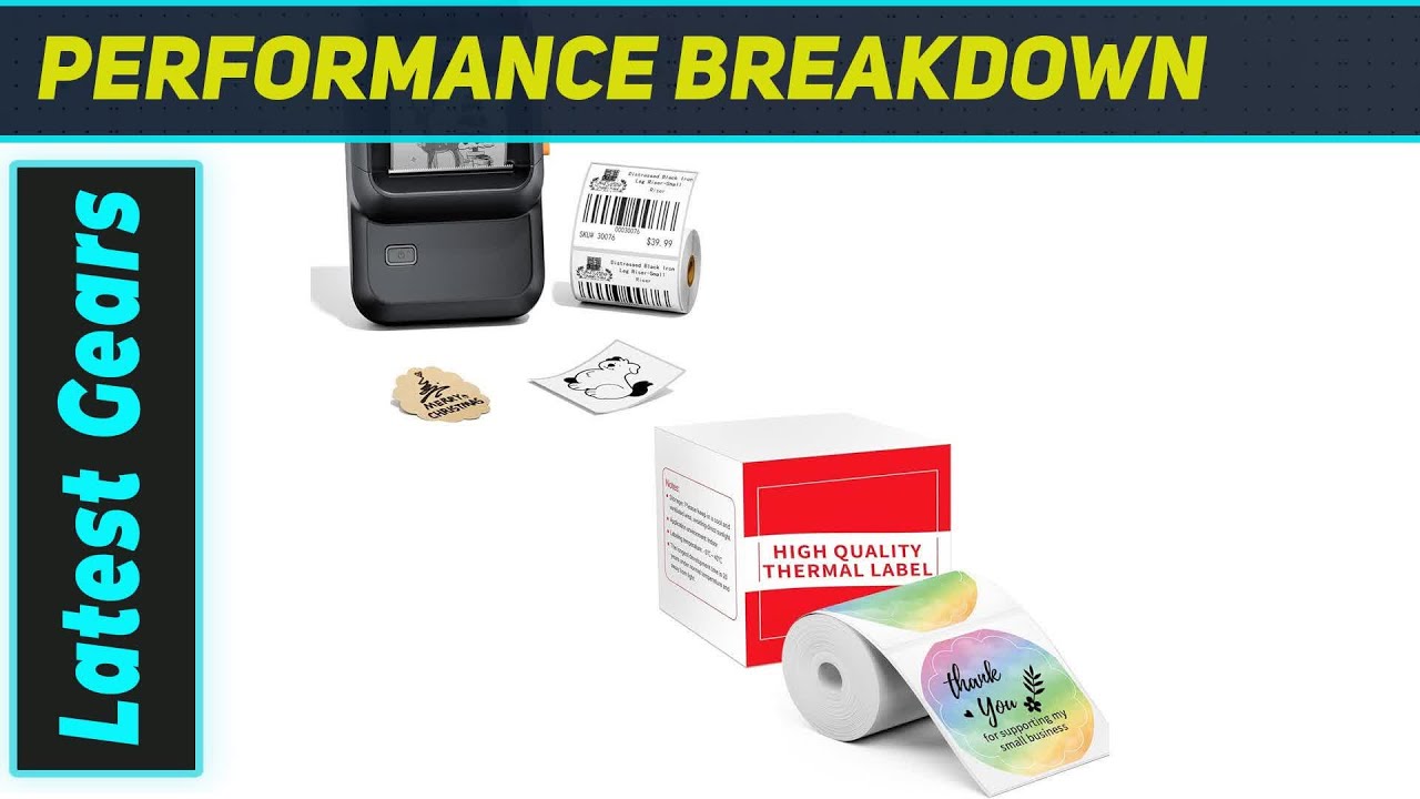 Ponek M100: The Best Bluetooth Thermal Label Maker for Round Stickers!