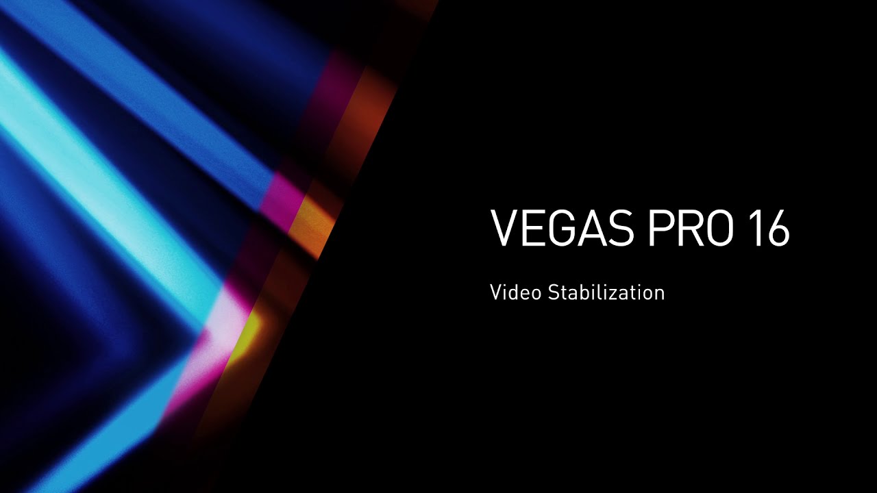 VEGAS Pro 16 – Video Stabilization Tutorial