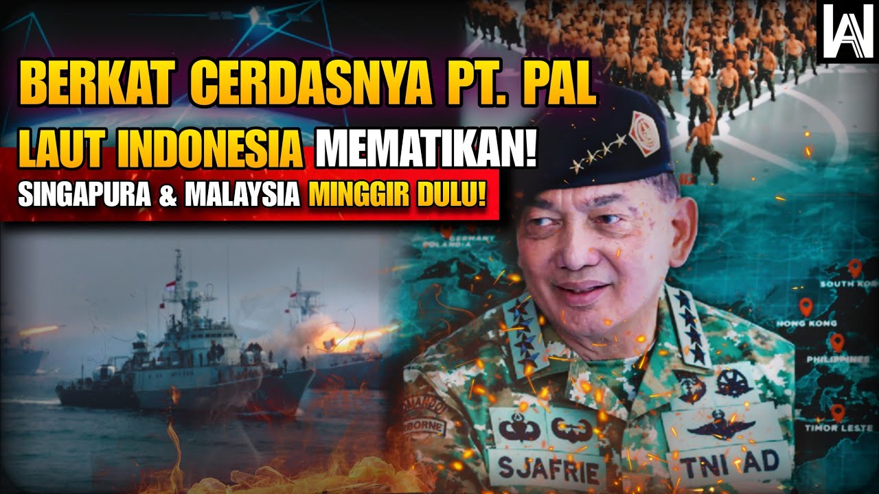SINGAPURA HATI HATI‼️LAUT KITA MEMATIKAN BERKAT TEKNOLOGI PT. PAL INDONESIA INI‼️MALAYSIA GA BISA🔥