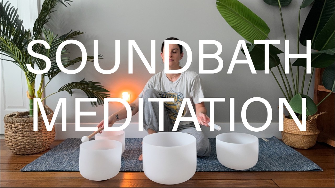 20 Minute Guided Soundbath Meditation for Anxiety