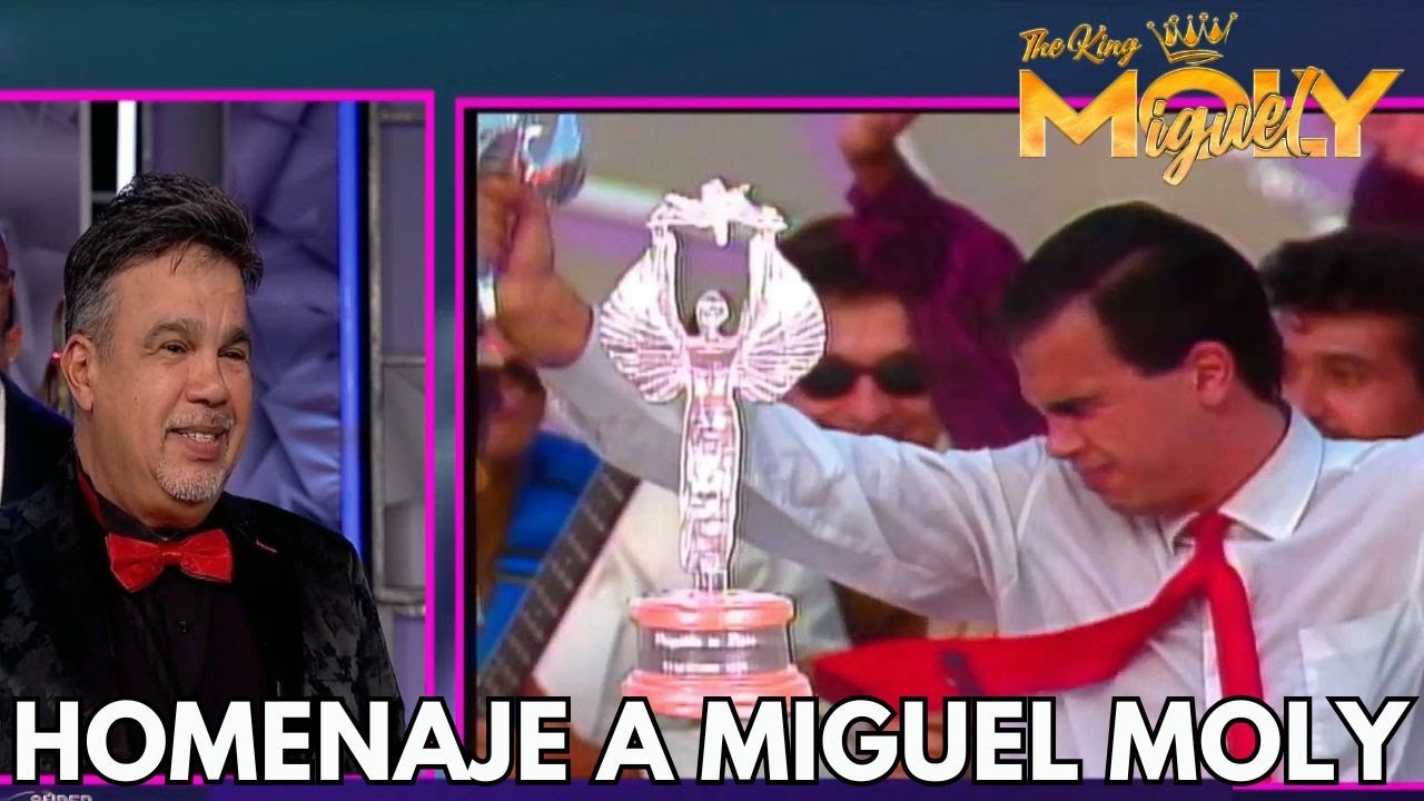 HOMENAJE  A MIGUEL MOLY DESDE SABADO SENSACIONAL EN SUS 37 AÑOS DE CARRERA ARTISTICA
