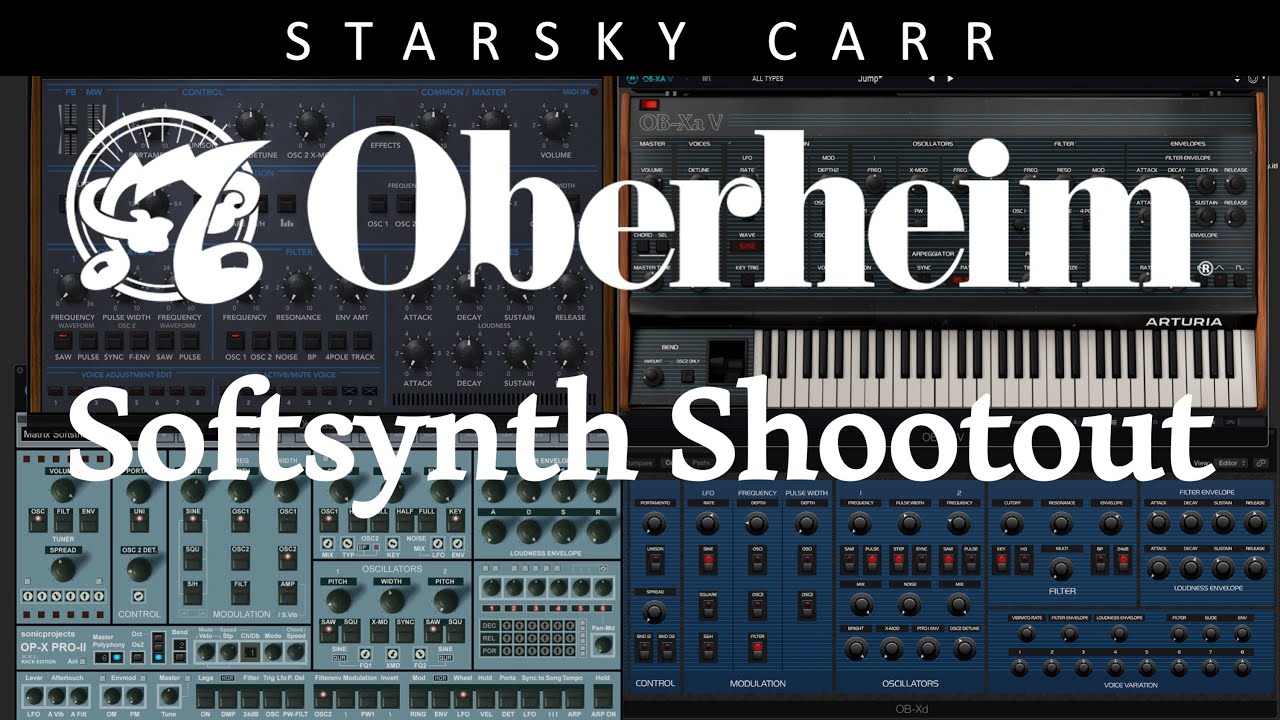 No Talking Oberheim Softsynths: Synapse Arturia OPX & OB-Xd