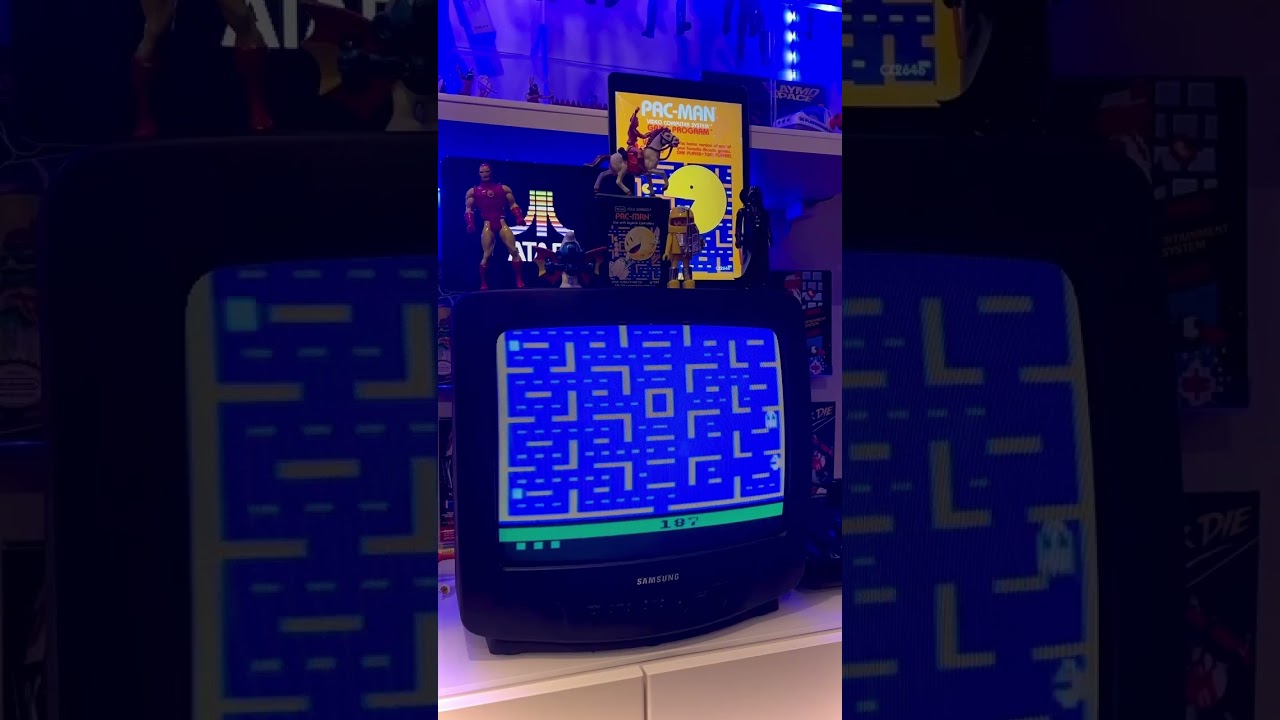 How many times did you play Pac-Man on Atari 2600? #retrogames #nostalgia #80s #atari #pacman