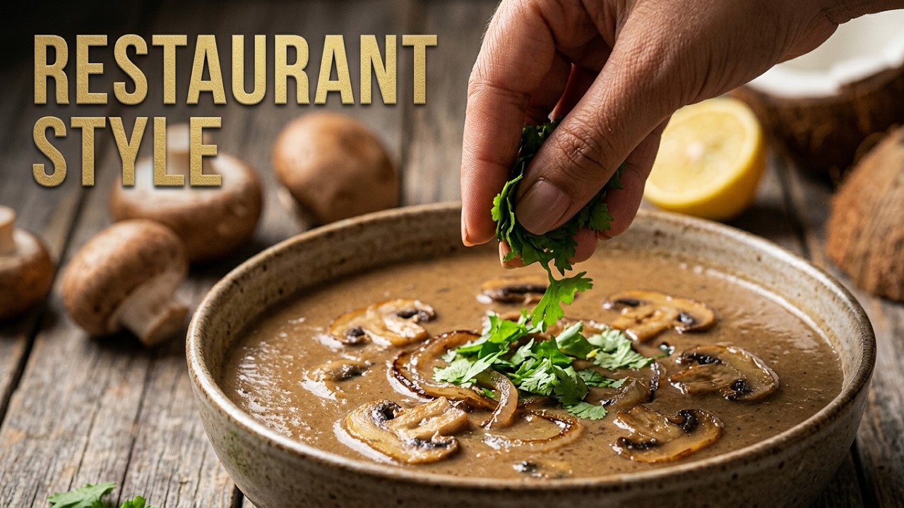 MUSHROOM Soup | How to make Mushroom Soup | Mushroom Soup Recipe
