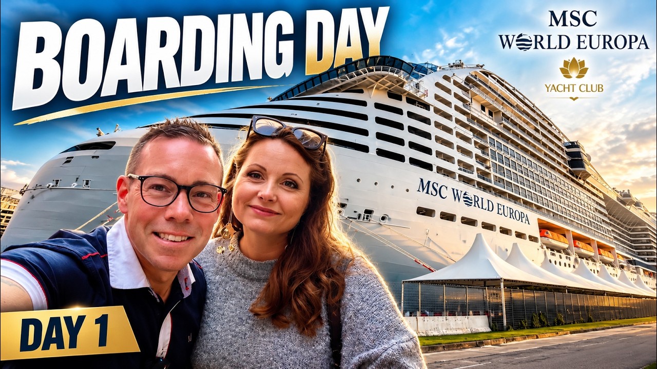 MSC World Europa Yacht Club &mdash; Наш первый день на борту | День 1