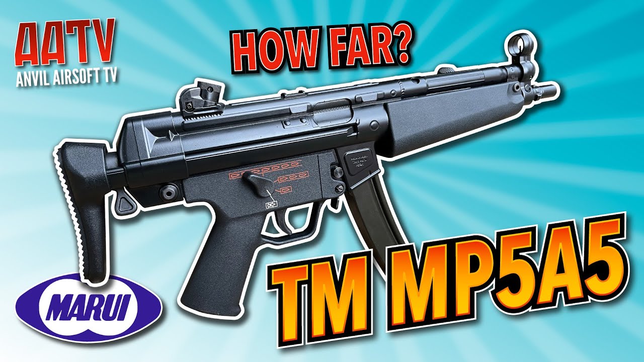 TM MP5A5 NGRS Range Test | Stock Tokyo Mauri MP5 Recoil Review | AATV EP175