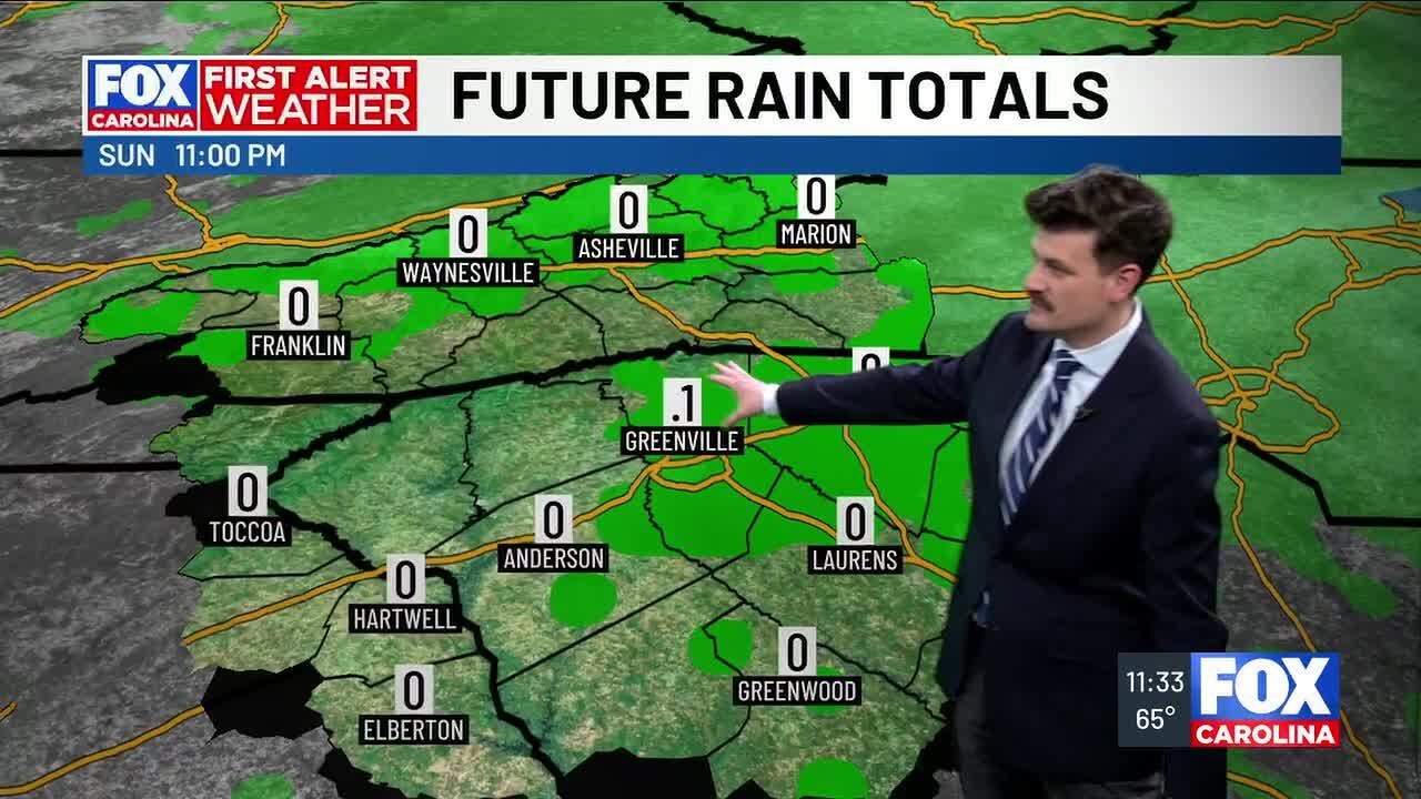 Cooler temperatures moving in, showers expected