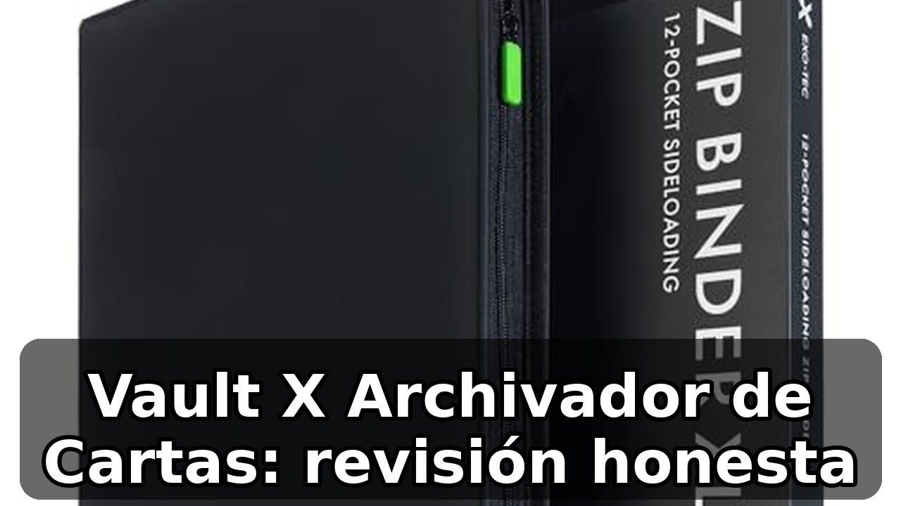 Review completa del Vault X VX-EX01-12XLBK: archivador de cartas premium Exo-Tec