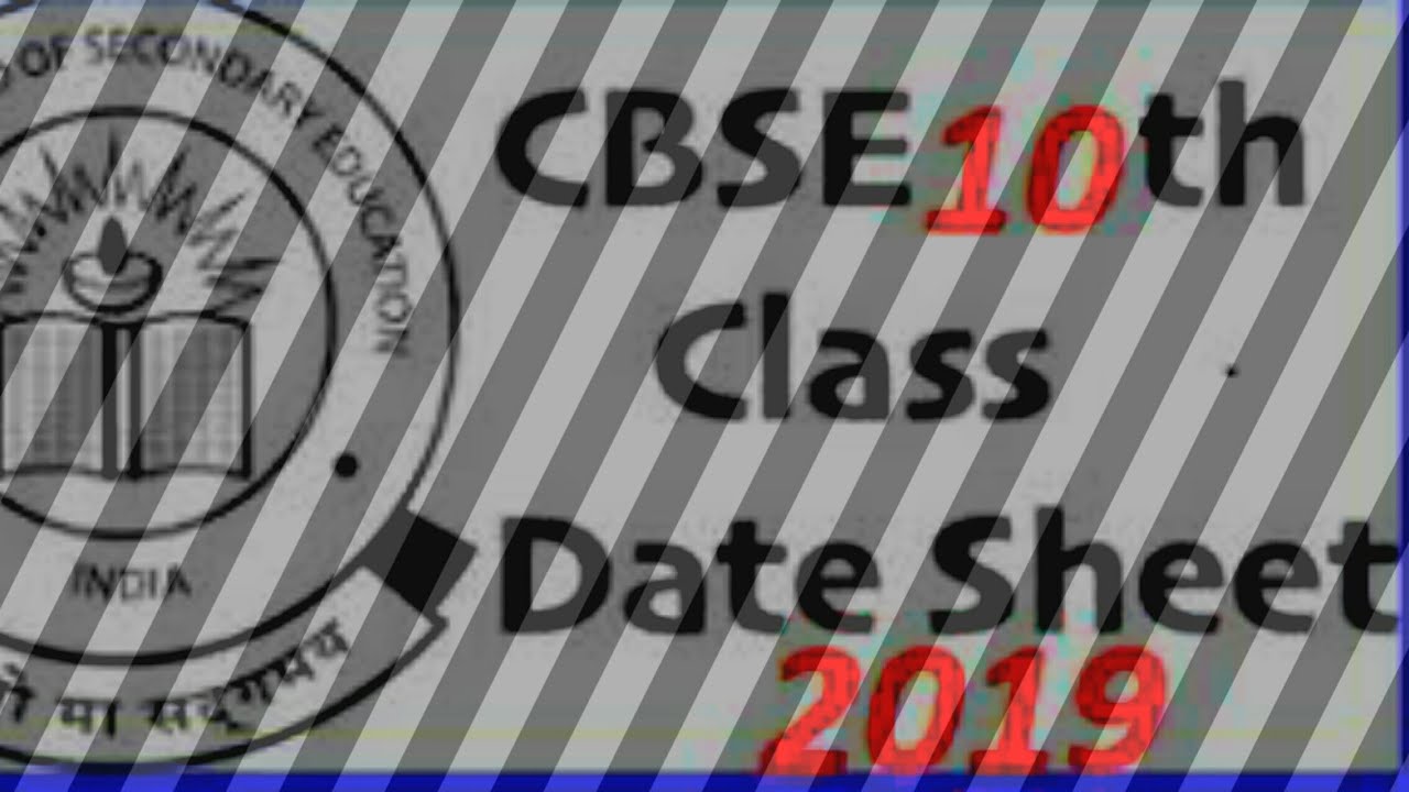 Cbse 2019 date sheet (fake watsapp viral )