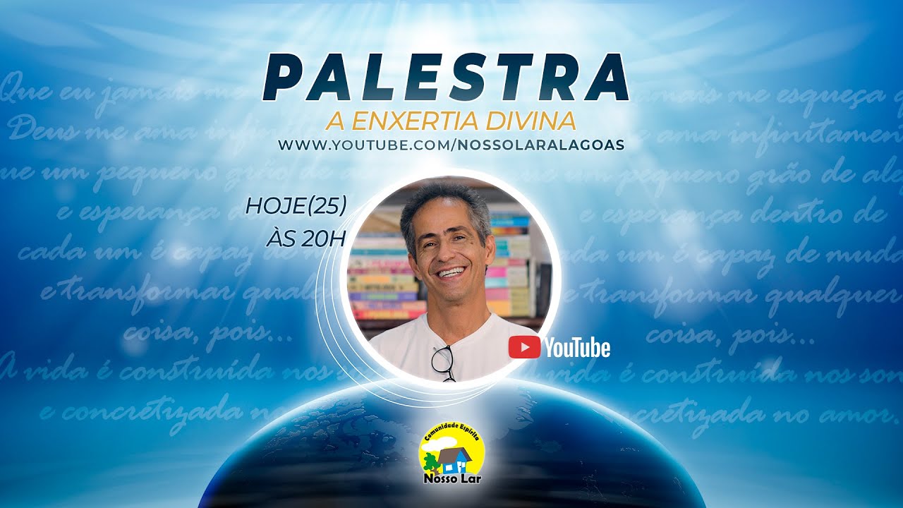 A enxertia Divina - Palestra com Vitor José (25/10/21) - Gravada em 18/10/21