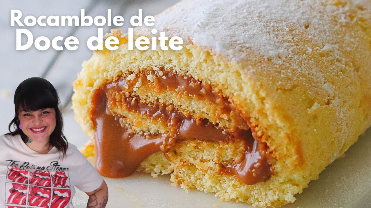 ROCAMBOLE DE DOCE DE LEITE | MASSA PERFEITA E SUPER MACIA!