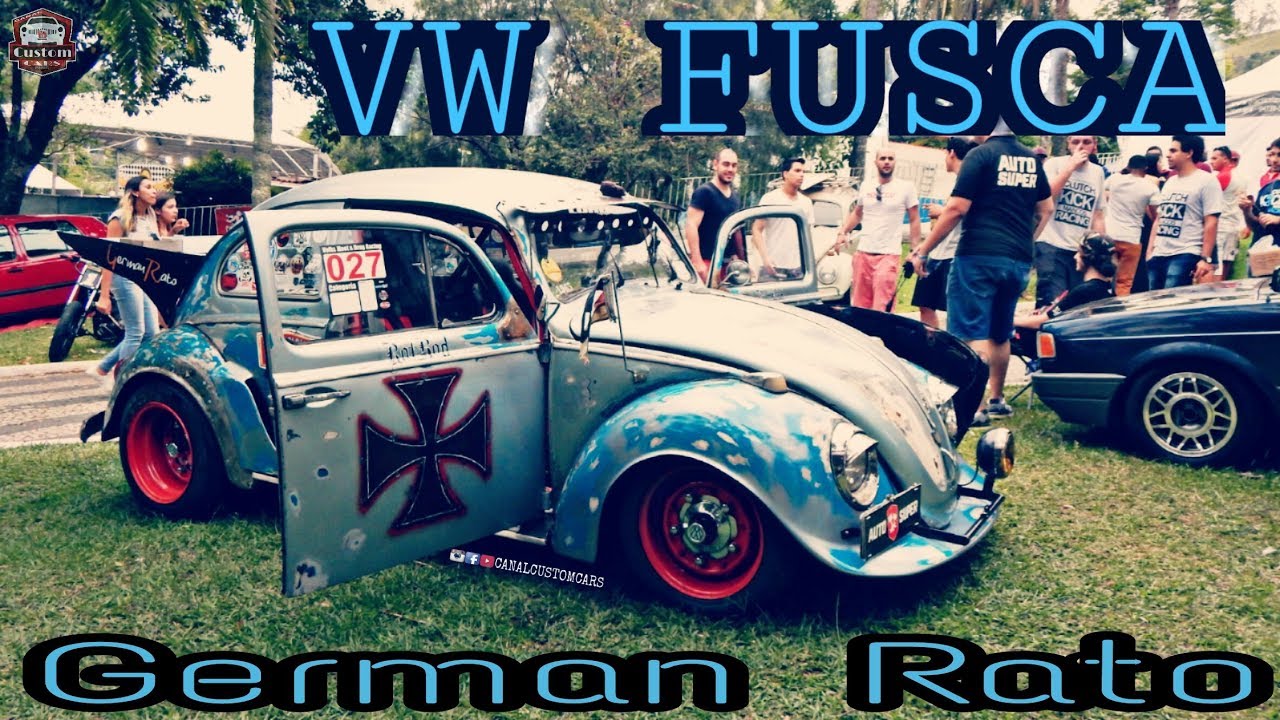 FUSCA GERMAN RATO TURBO BGT 8 / Tirinhas Canal Custom Cars