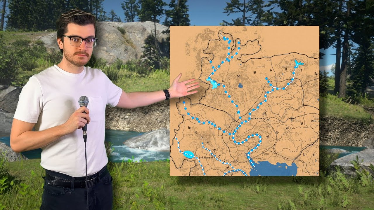 Откуда берутся реки в Red Dead Redemption 2?