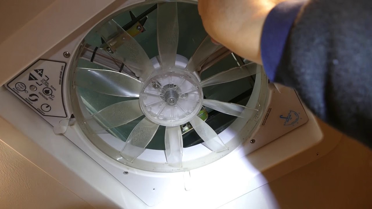 MaxxAir Fan Repair, Extremely Loud Clicking Noise!