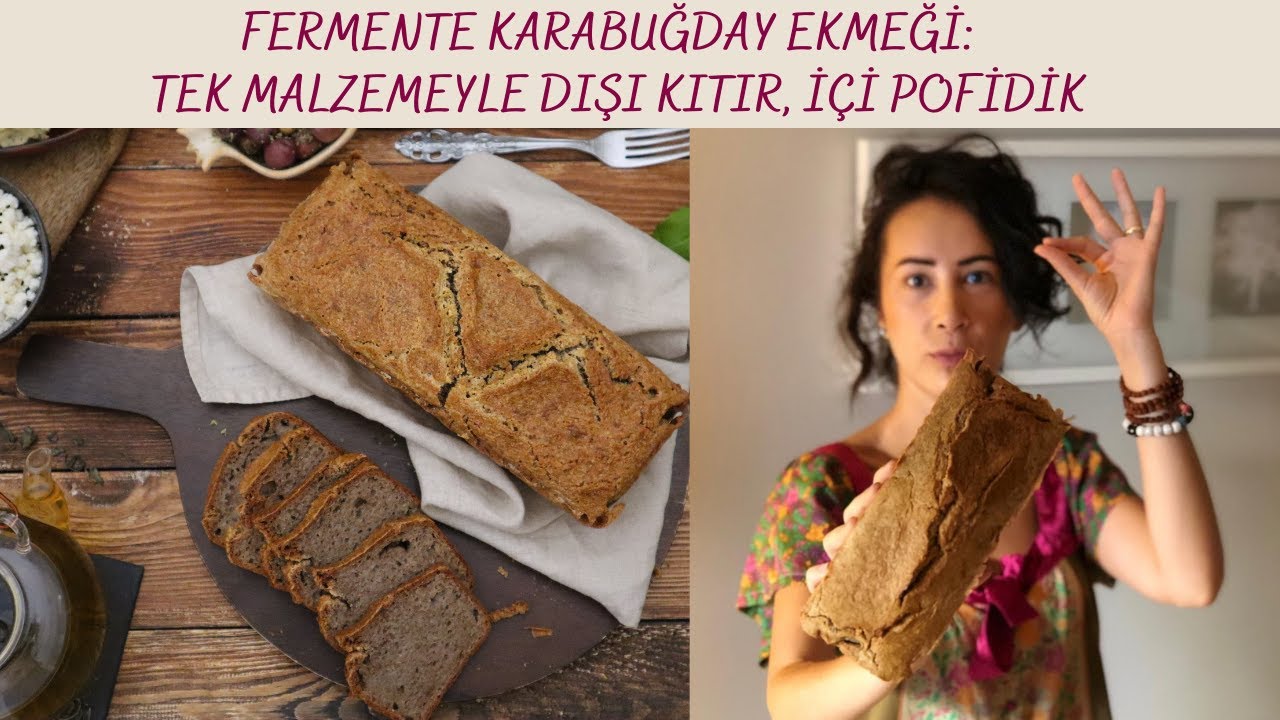 KARABUĞDAY EKMEĞİ: Vegan, Glutensiz ve Leziz