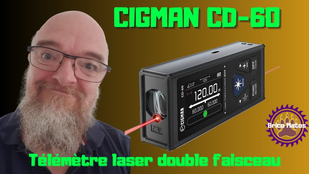 CIGMAN CD-60, le télémètre laser double faisceau nouvelle génération