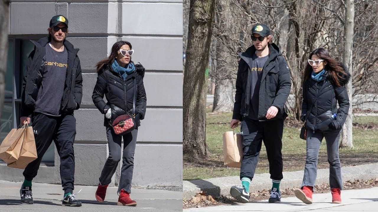 Sex/Life star Sarah Shahi steps out in Toronto with boyfriend Adam Demos amid engagement rumors
