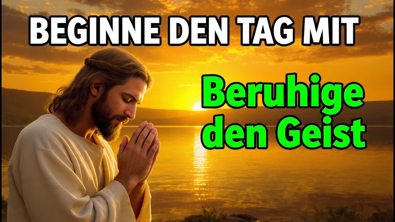 Beginnen Sie den Morgen mit Morgengebet und beruhige deine Gedanken