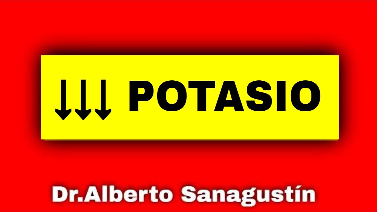 HIPOPOTASEMIA【Potasio BAJO】 causas, síntomas, ecg, fisiopatología y tratamiento [Hipokalemia]