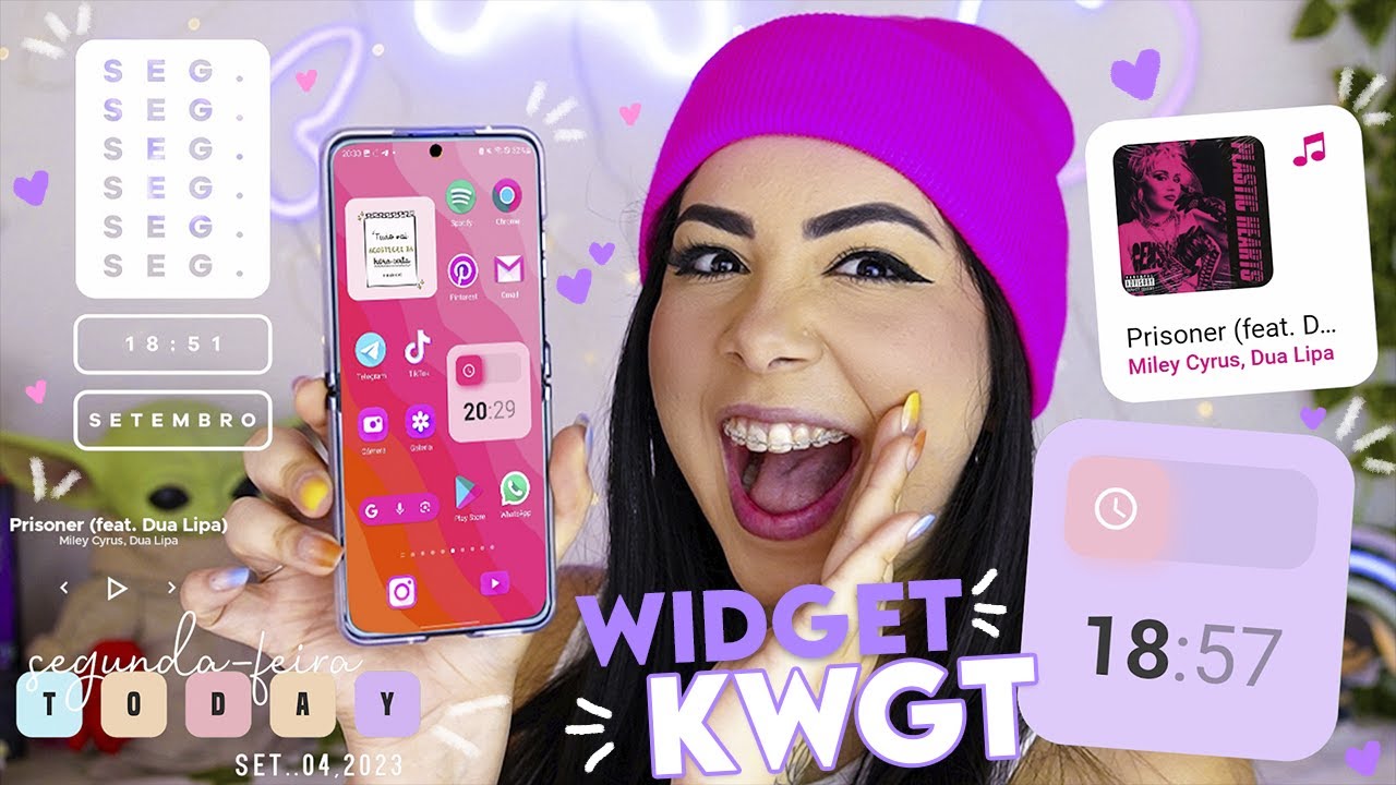 PERSONALIZAÇÃO do SEU ANDROID | 6 Widgets PERFEITOS do KWGT