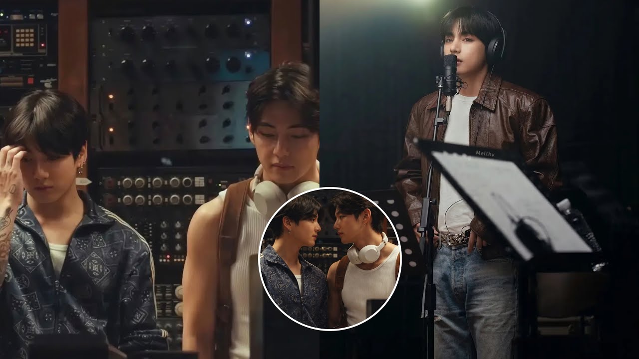 ARMYs Are Excited!Taehyung and Jungkook Intense Staring in the Studio Becomes a Hot Topic