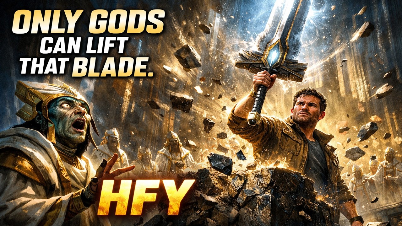 “Only Gods Can Lift That Blade.” The Priest Froze When the Human Picked It Up One-Handed |HFY| SCIFI