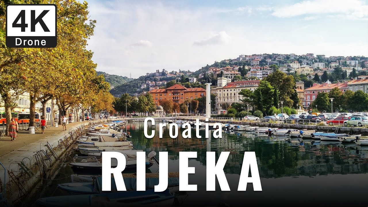 Rijeka Croatia 🇭🇷 | Port City, Islamic Center, Maritime Museum & Old Town | 4K Drone