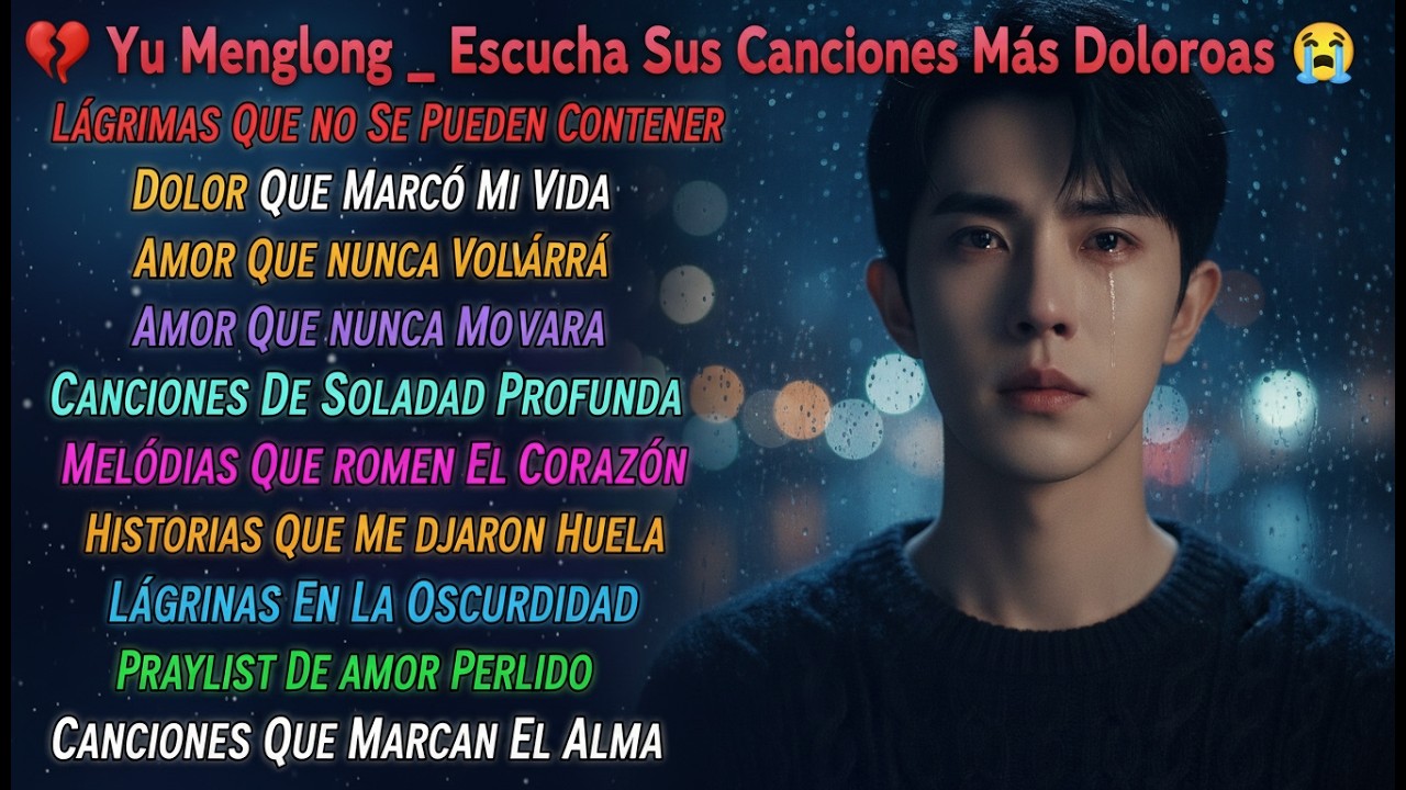 Yu Menglong _ Mix De Canciones De Desamor 💔 Musica Triste Para Noches Solitarias