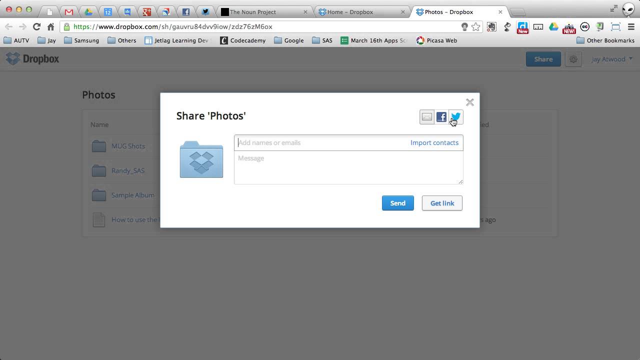 In a Minute: Shared Photo Albums with Dropbox